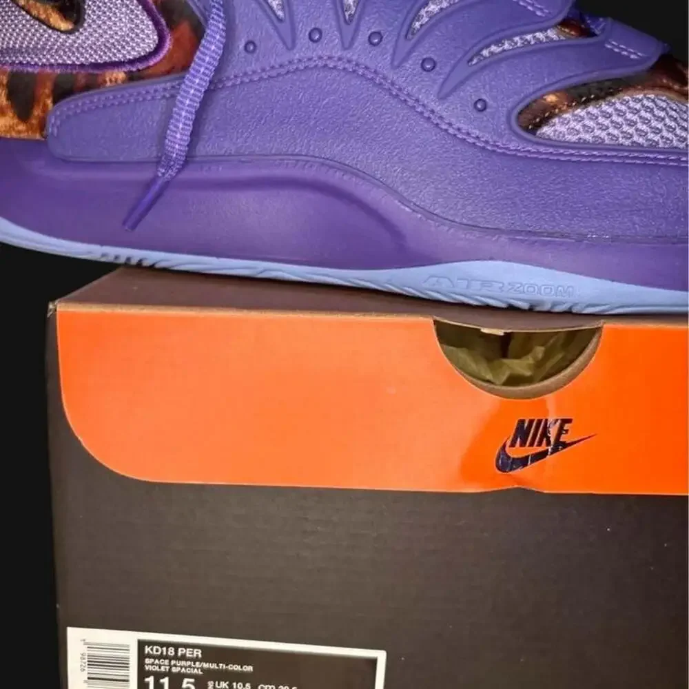 Nike KD18 Thunder & Reign Chet Holmgren PE Space Purple Men's 11.5